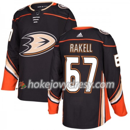 Pánské Hokejový Dres Anaheim Ducks Rickard Rakell 67 Adidas 2017-2018 Černá Authentic